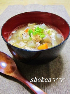 *さば缶でけんちん汁♪*-レシピのメイン写真