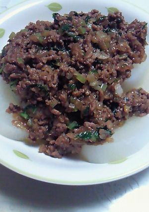 簡単＊大根とひき肉のそぼろあんかけ-レシピのメイン写真