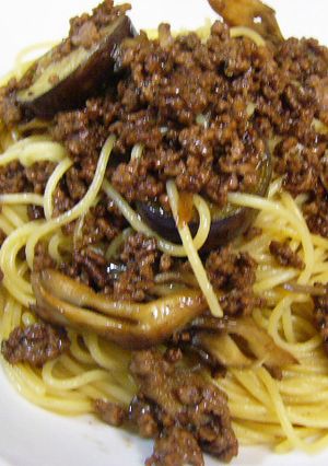 茄子と舞茸のバルサミコソースのパスタ☆-レシピのメイン写真