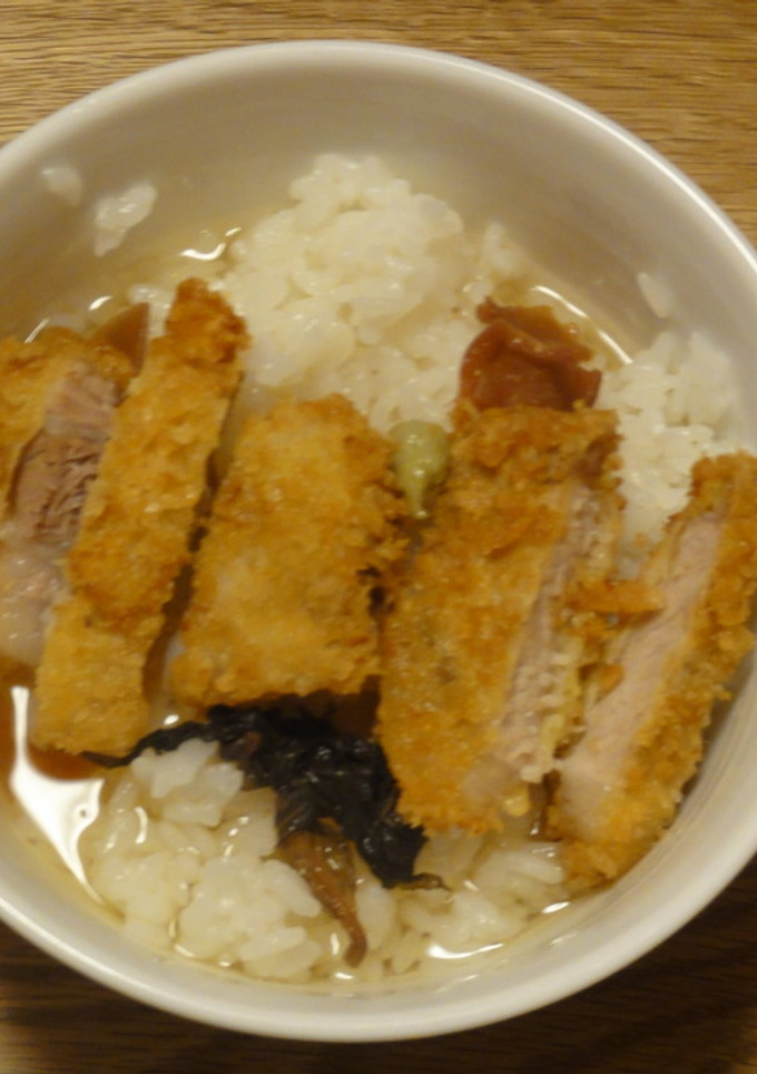 とんかつ茶漬け-レシピのメイン写真
