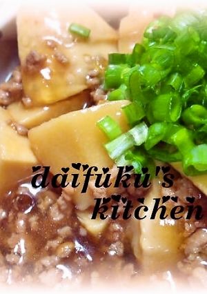 タケノコの豚挽きとろり煮-レシピのメイン写真