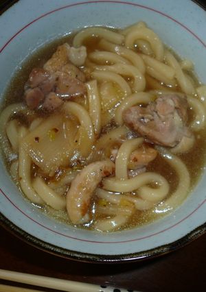 母伝授、これはあったま～る、鶏南蛮うどん-レシピのメイン写真
