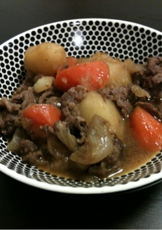 ちょこっと洋風 こっくり肉じゃが-レシピのメイン写真