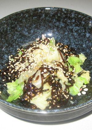 白菜のゴマ昆布山椒あえ-レシピのメイン写真