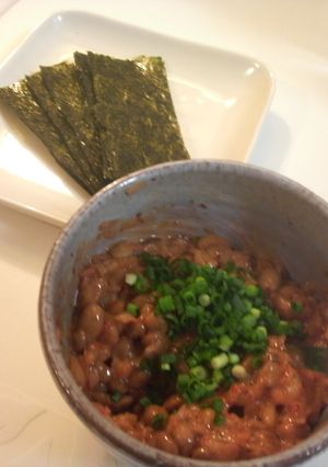 キムチ納豆の磯部巻き-レシピのメイン写真