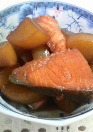 フライパンでOK！ 鮭と大根の煮物-レシピのメイン写真