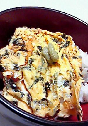 わさびが効く♪簡単玉子焼きのせ丼-レシピのメイン写真