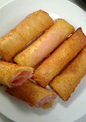 カリカリハムチーズ巻き-レシピのメイン写真