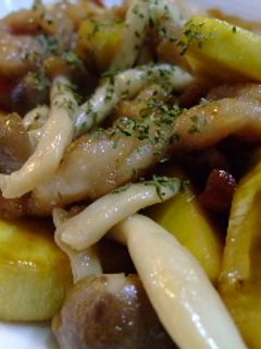 サツマイモと豚肉のバター醤油風味炒め♪-レシピのメイン写真