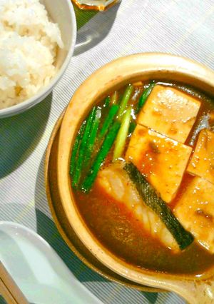 即席！和風カレーの湯豆腐♪-レシピのメイン写真