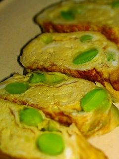 黒糖で栄養UP!豆乳と枝豆の卵焼き❀-レシピのメイン写真