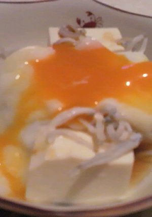 冷奴の温玉しらすのっけ-レシピのメイン写真