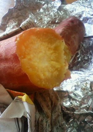 魚焼きグリルで　絶品焼き芋！-レシピのメイン写真