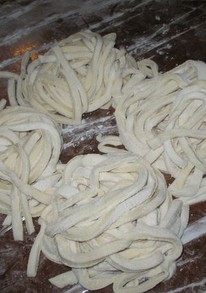 柚子香る手打ちうどん☆意外と簡単！-レシピのメイン写真