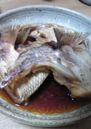 タカラ本みりんでつくる鯛カマの煮付け-レシピのメイン写真