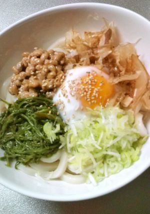 我が家のぶっかけうどん♪-レシピのメイン写真