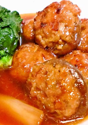 椎茸の肉詰め煮-レシピのメイン写真