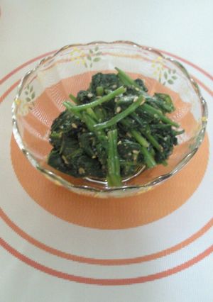 ほうれん草のごまあえ-レシピのメイン写真