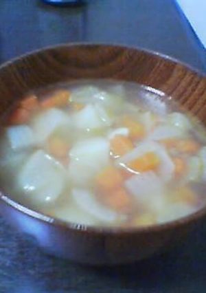 簡単!!野菜コンソメスープ-レシピのメイン写真