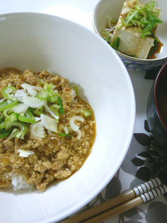 ★豆腐と豚ひき肉のあんかけ丼★-レシピのメイン写真