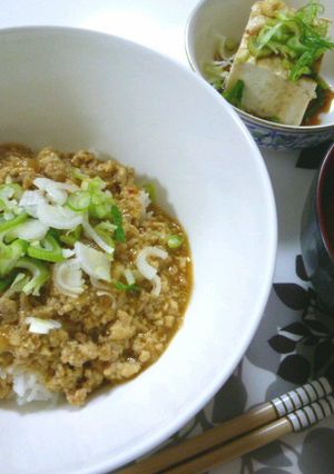 ★豆腐と豚ひき肉のあんかけ丼★-レシピのメイン写真