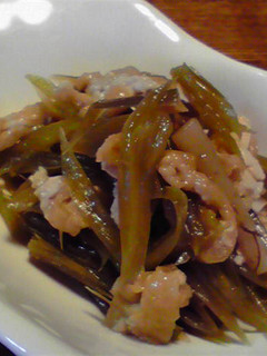 ヽ(*⌒∇⌒*)ノ葉ごぼうの煮物-レシピのメイン写真
