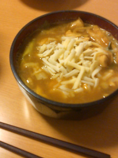 チーズカレーうどん-レシピのメイン写真