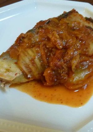 ブリの白みそキムチ焼き（青魚全般OK♪）-レシピのメイン写真
