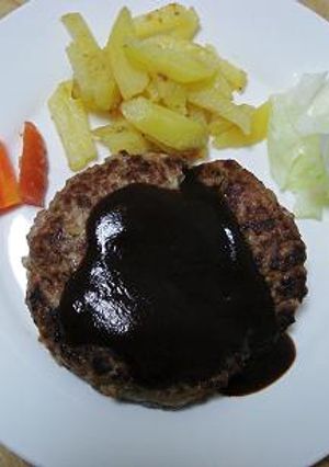 我が家のハンバーグちょっと豆腐入り-レシピのメイン写真