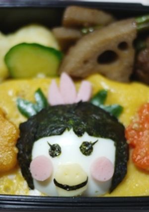 ももかっぱちゃん　キャラ弁-レシピのメイン写真
