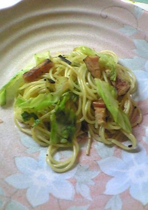 ベーコンキャベツパスタ-レシピのメイン写真