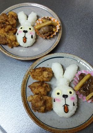 ウサビッチのおにぎり☆キャラ弁にも！-レシピのメイン写真