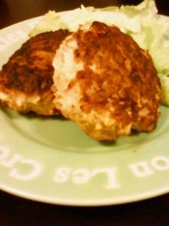 ヘルシー♡鶏ごぼうハンバーグ♪-レシピのメイン写真