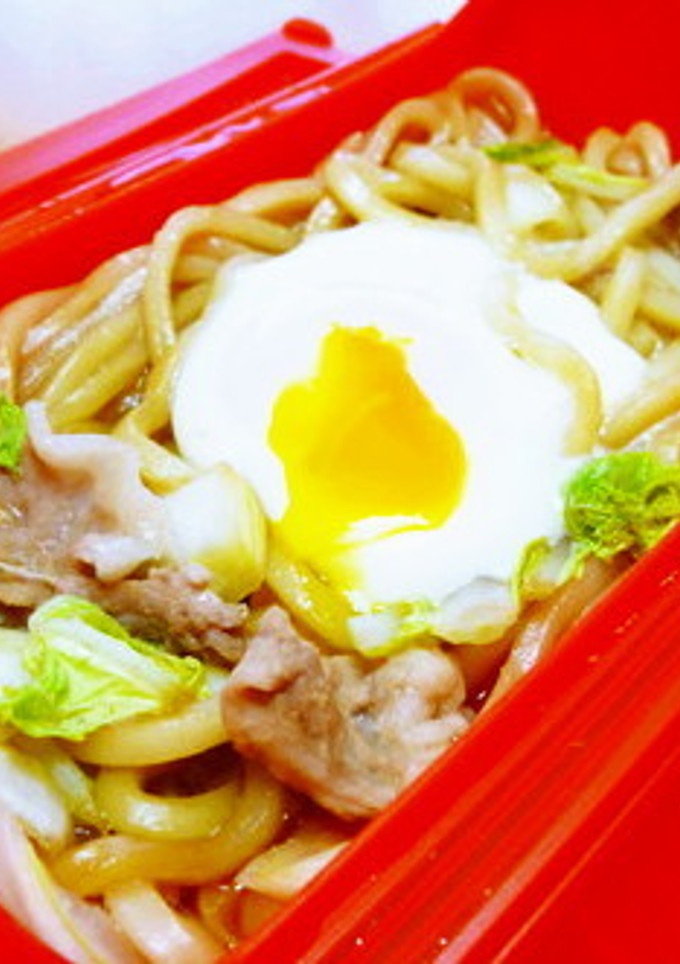 レンジで７分！すき焼き風★煮込みうどん-レシピのメイン写真