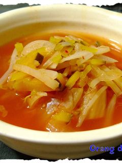 野菜たっぷりキムチスープ☆-レシピのメイン写真