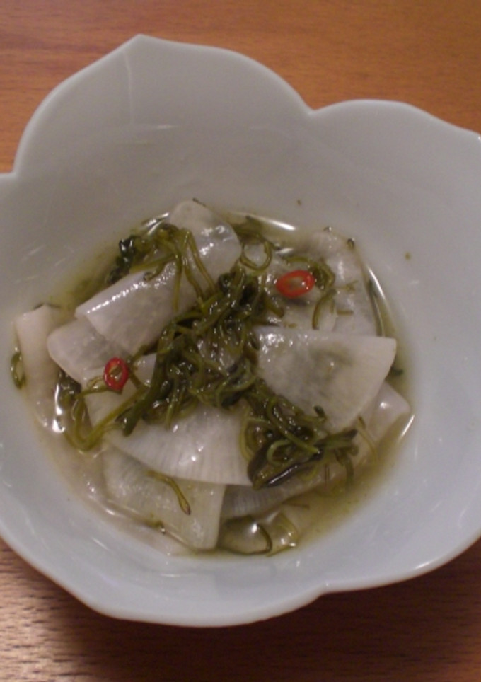 大根とめかぶの酢の物-レシピのメイン写真