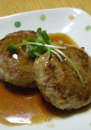 イワシと豚挽き肉のハンバーグ-レシピのメイン写真