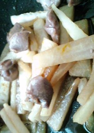 風味良し☆大根のターメリック炒め-レシピのメイン写真