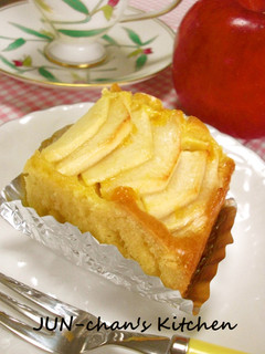 *たっぷりりんご*のケーキ-レシピのメイン写真