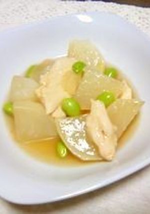 簡単!早い!かぶとささみの煮物-レシピのメイン写真