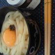生七味で☆簡単釜玉うどん