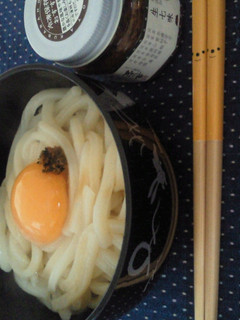 生七味で☆簡単釜玉うどん-レシピのメイン写真