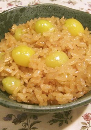秋の味～ぎんなんのお醤油おこわ♪-レシピのメイン写真