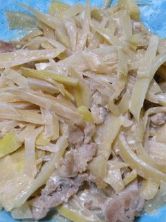大根の皮で炒め物-レシピのメイン写真
