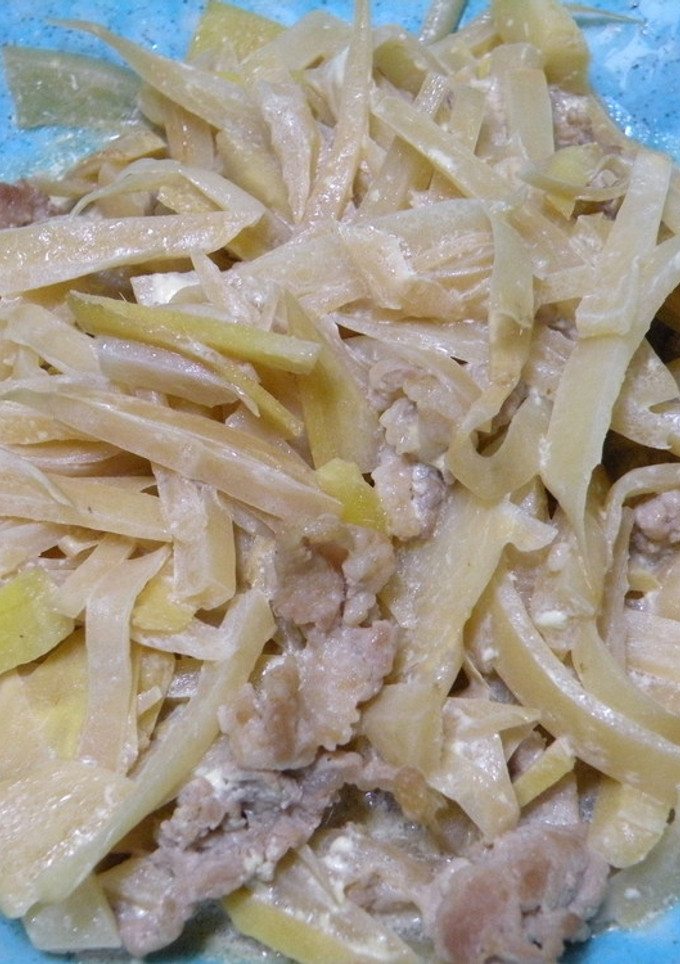 大根の皮で炒め物-レシピのメイン写真
