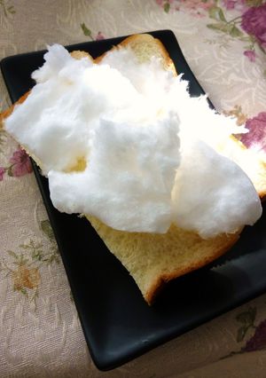 ふわふわ食感の綿あめパン(&トースト) -レシピのメイン写真