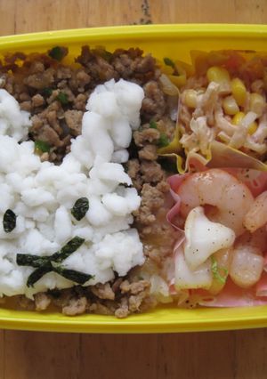 そぼろ弁当-レシピのメイン写真