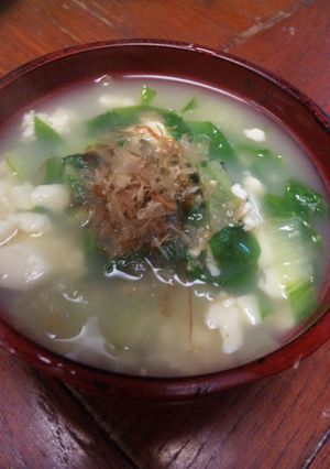 しろ菜と豆腐のおつゆ-レシピのメイン写真