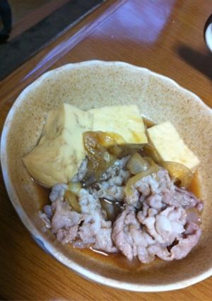 ♥暖まるゥー肉どうふ♥-レシピのメイン写真