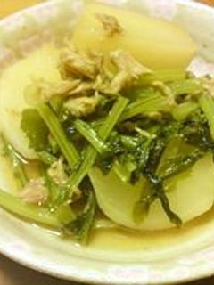 かぶをまるごと♪かぶツナ煮-レシピのメイン写真